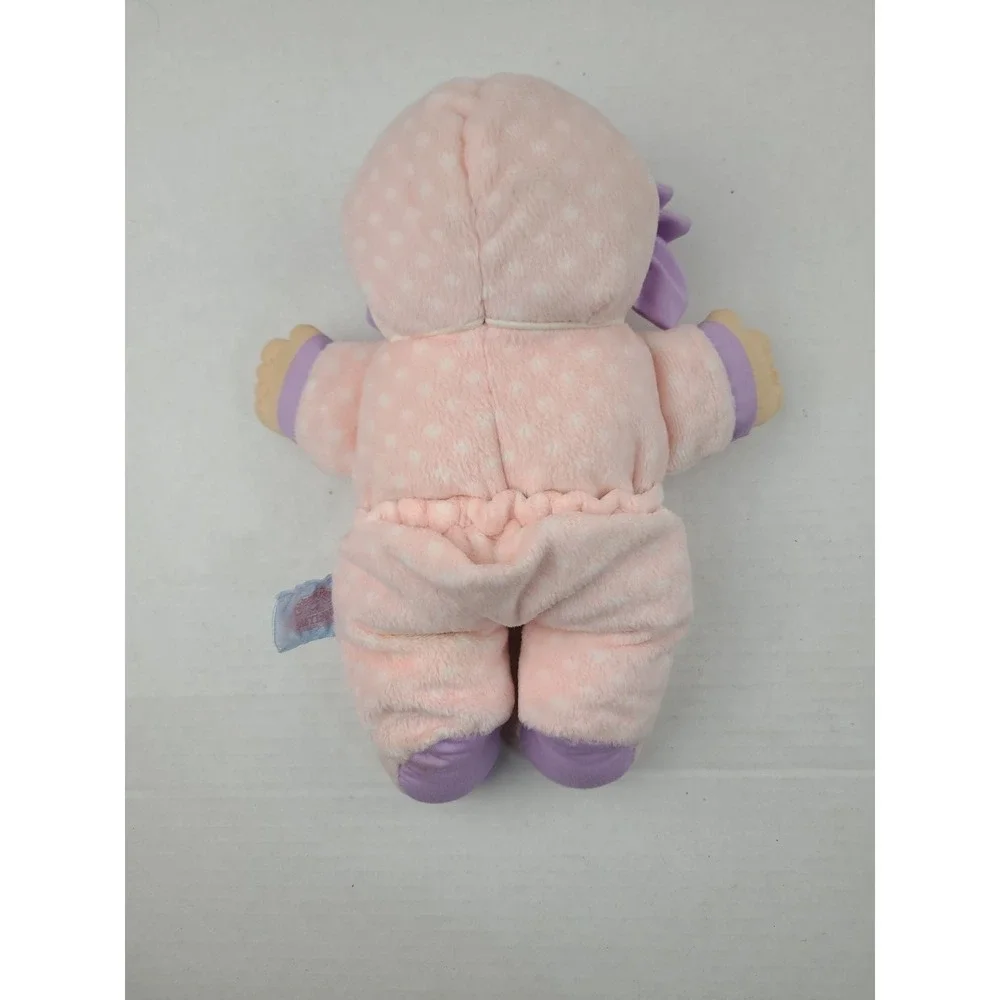 Vintage‎ 1988 Cabbage Patch Kids Baby-Land Plush Doll Pink Soft Body Pacifier